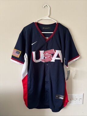 Men’s Nike Aaron Judge #99 Team USA World Baseball Classic Sz L RARE
